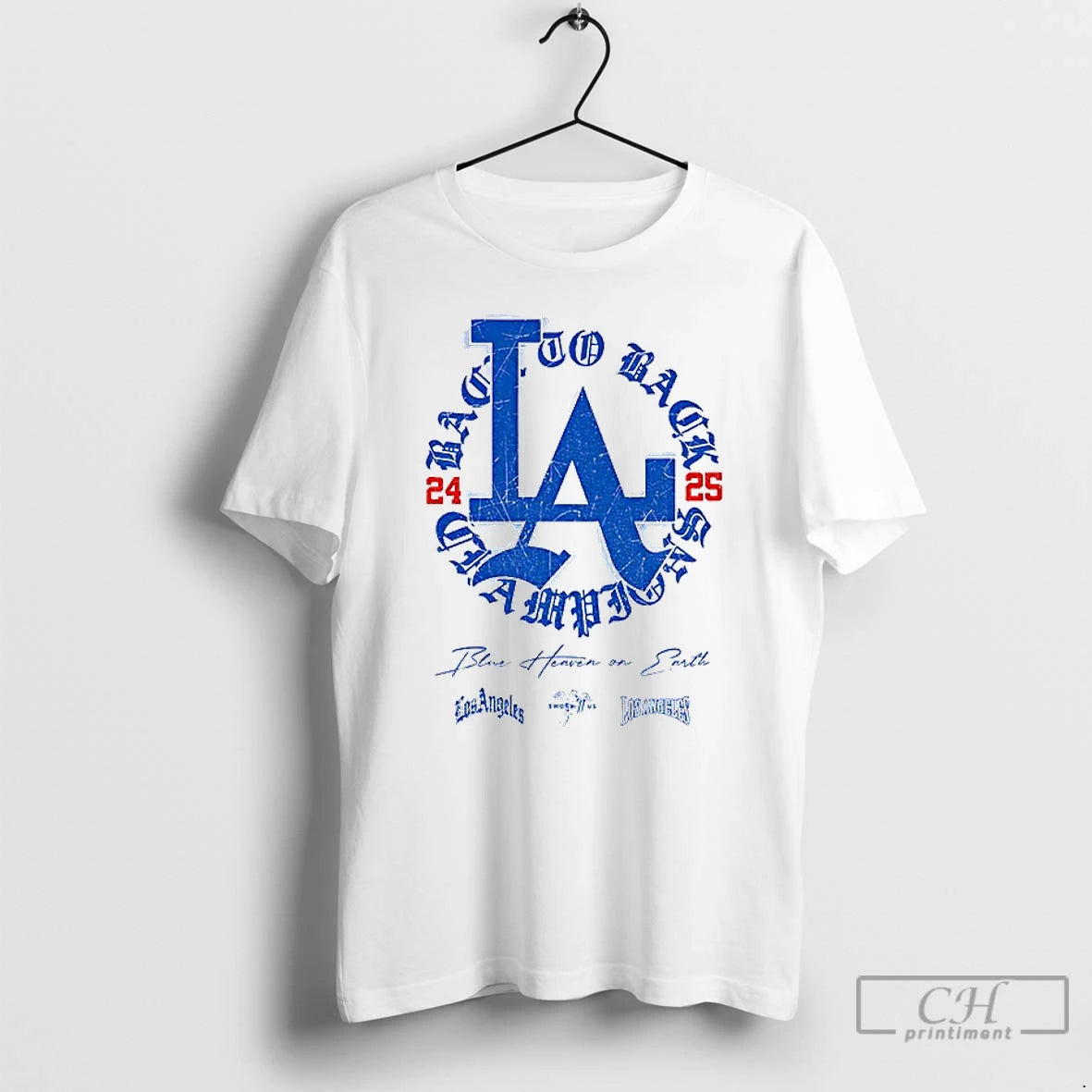 Premium Los Angeles Dodgers Baseball World Series Mlb To Back 24 25 Champions Blue Heaven Shirt Hoodie Sweatshirt
