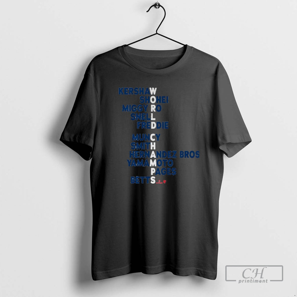 Premium Los Angeles Dodgers Kershaw Shohei Miggy Ro Snell Freddie Muncy Smith Hernandez Bros Yamamoto Shirt Hoodie Sweatshirt