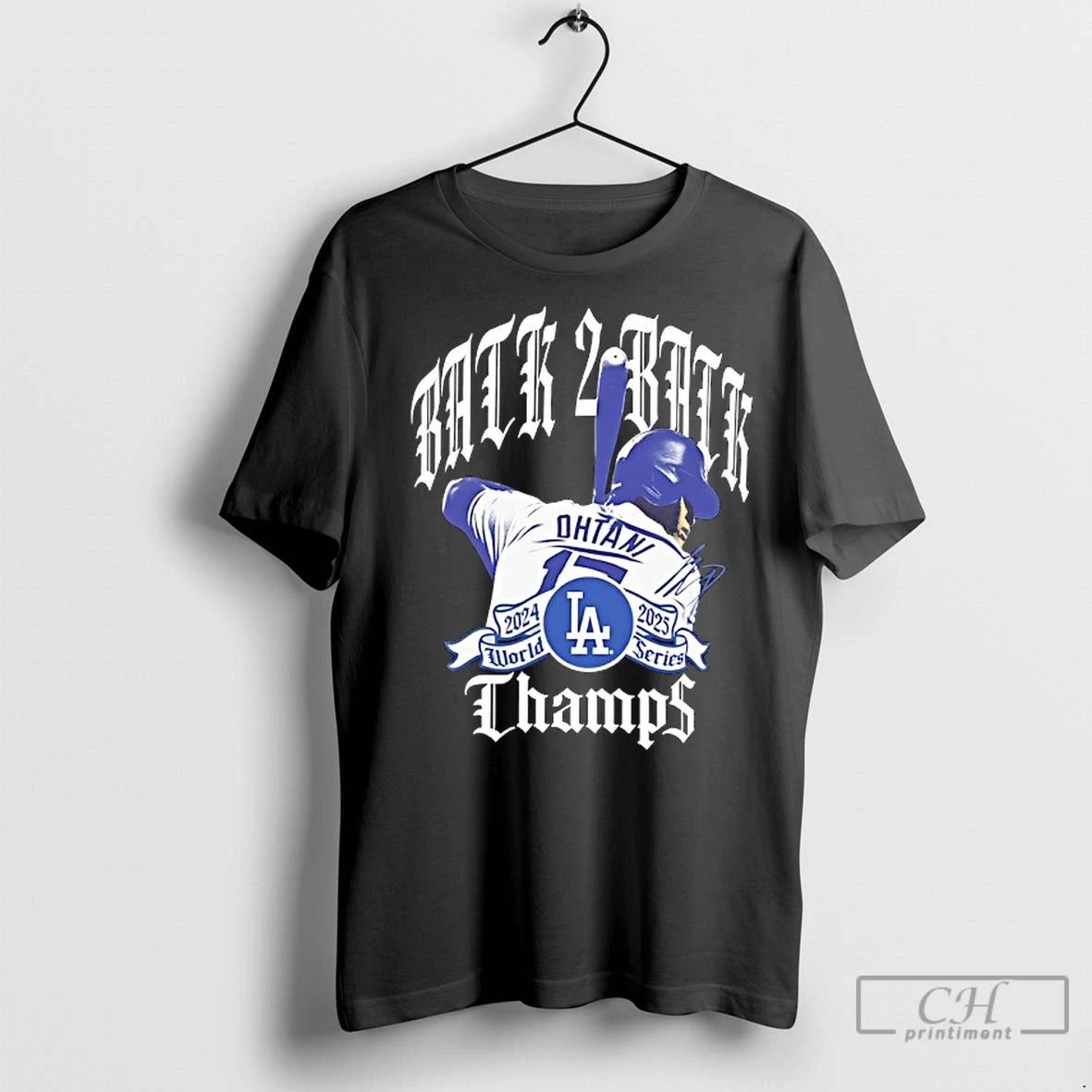 Premium Los Angeles Dodgers Shohei Ohtani Back To Back World Series Champions Shirt Hoodie Sweatshirt | PurePodTees.com