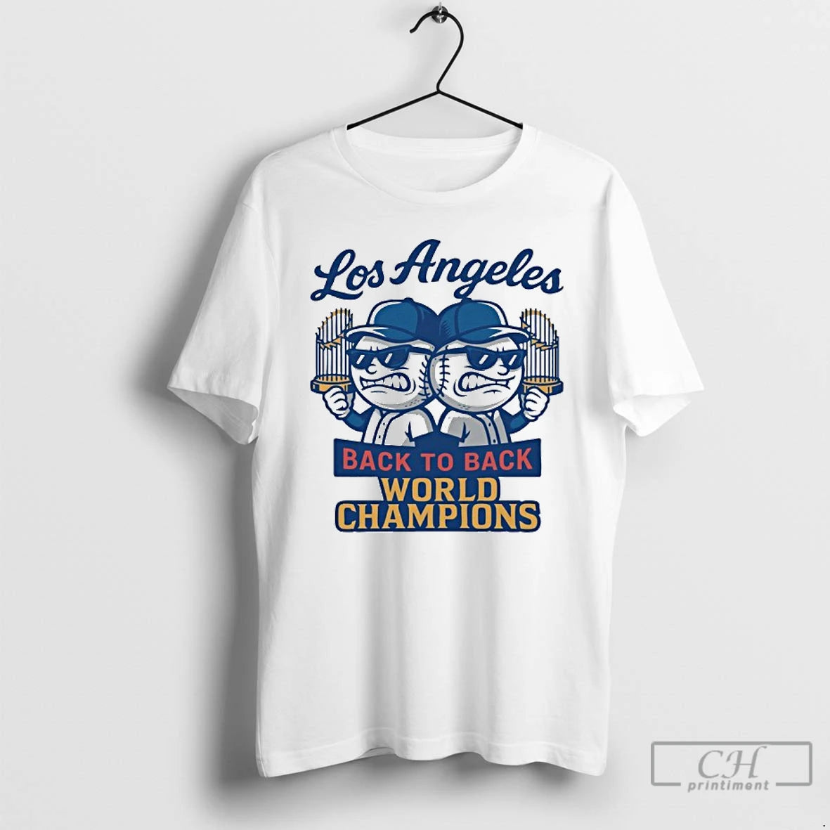 Premium Los Angeles Dodgers Sticker Back To Back World Champions T Shirts Hoodie Sweatshirt | PurePodTees.com