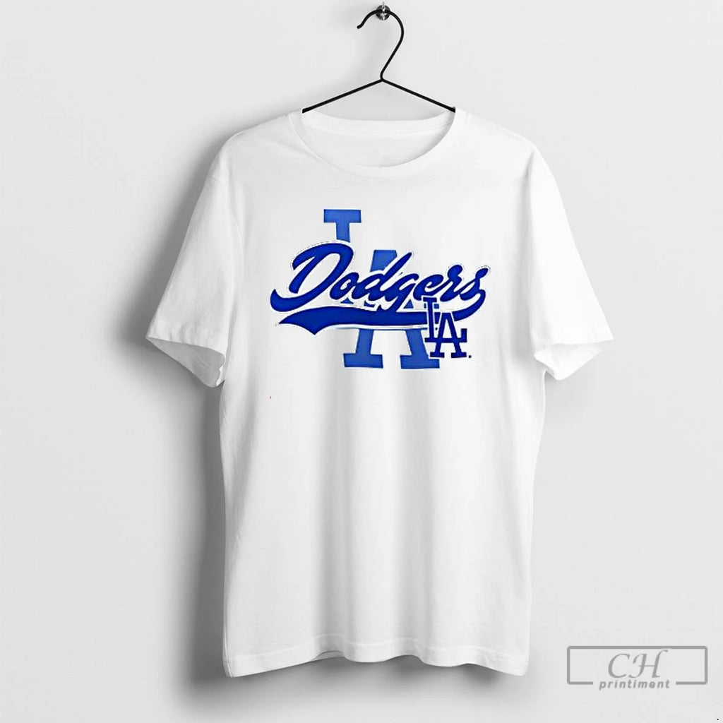 Premium Los Angeles Dodgers White Heritage Slugger 2025 T Shirts Hoodie Sweatshirt | PurePodTees.com