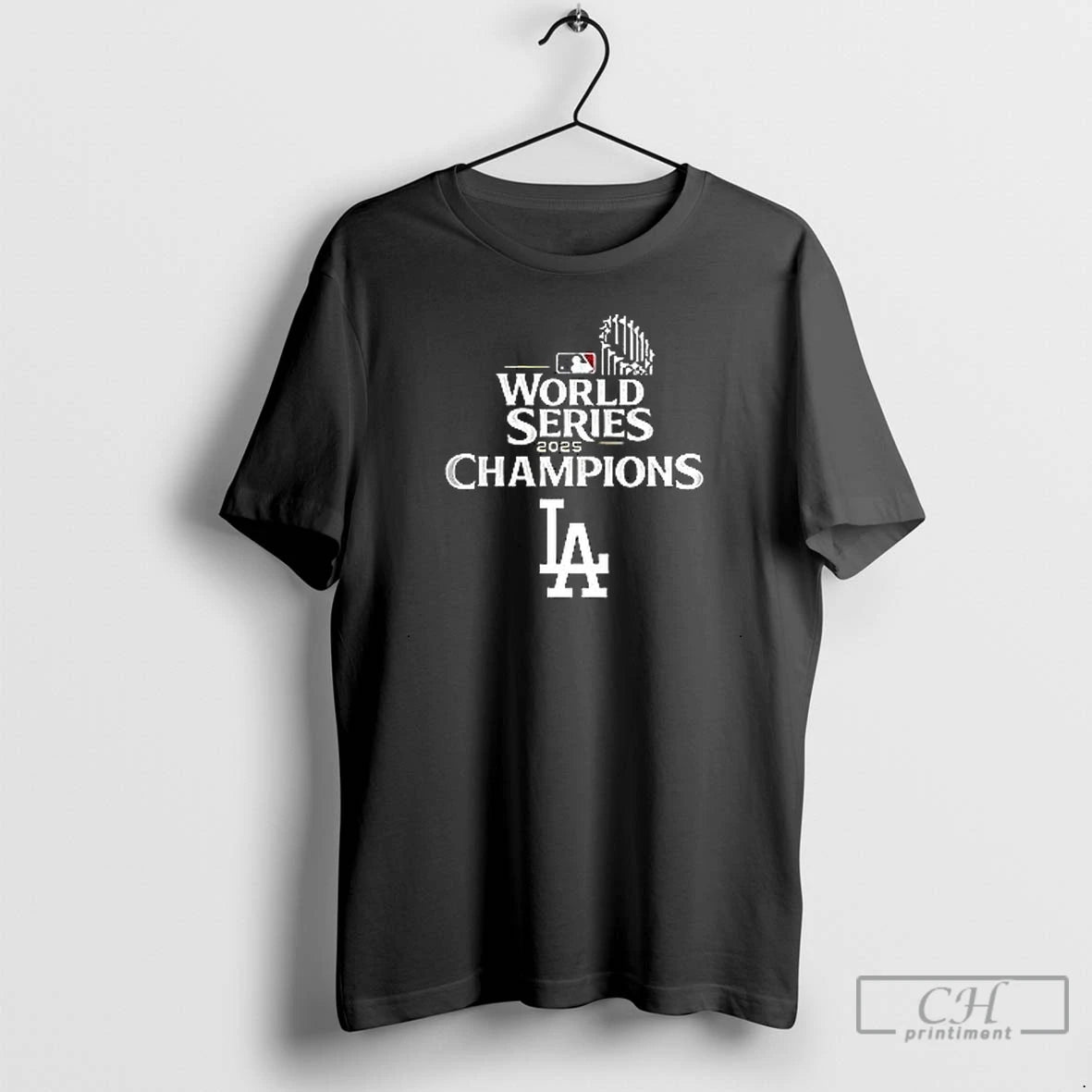 Premium Los Angeles Dodgers Win World Series 2025 Champions Black T Shirts Hoodie Sweatshirt | PurePodTees.com