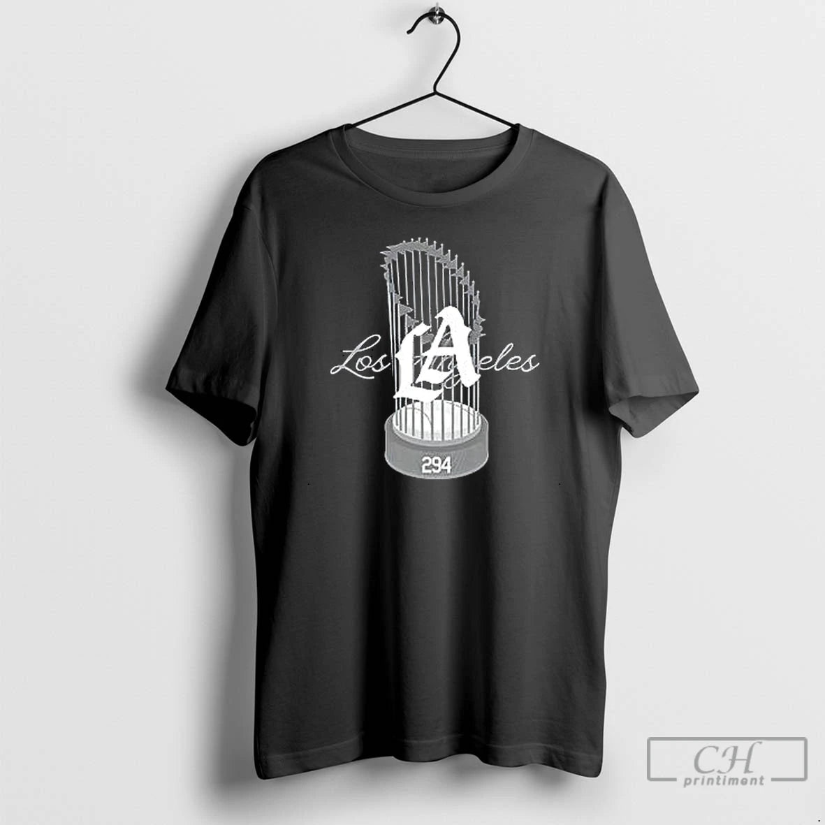 Premium Los Angeles Dodgers World Champs Trophy Royal T Shirts Hoodie Sweatshirt | PurePodTees.com