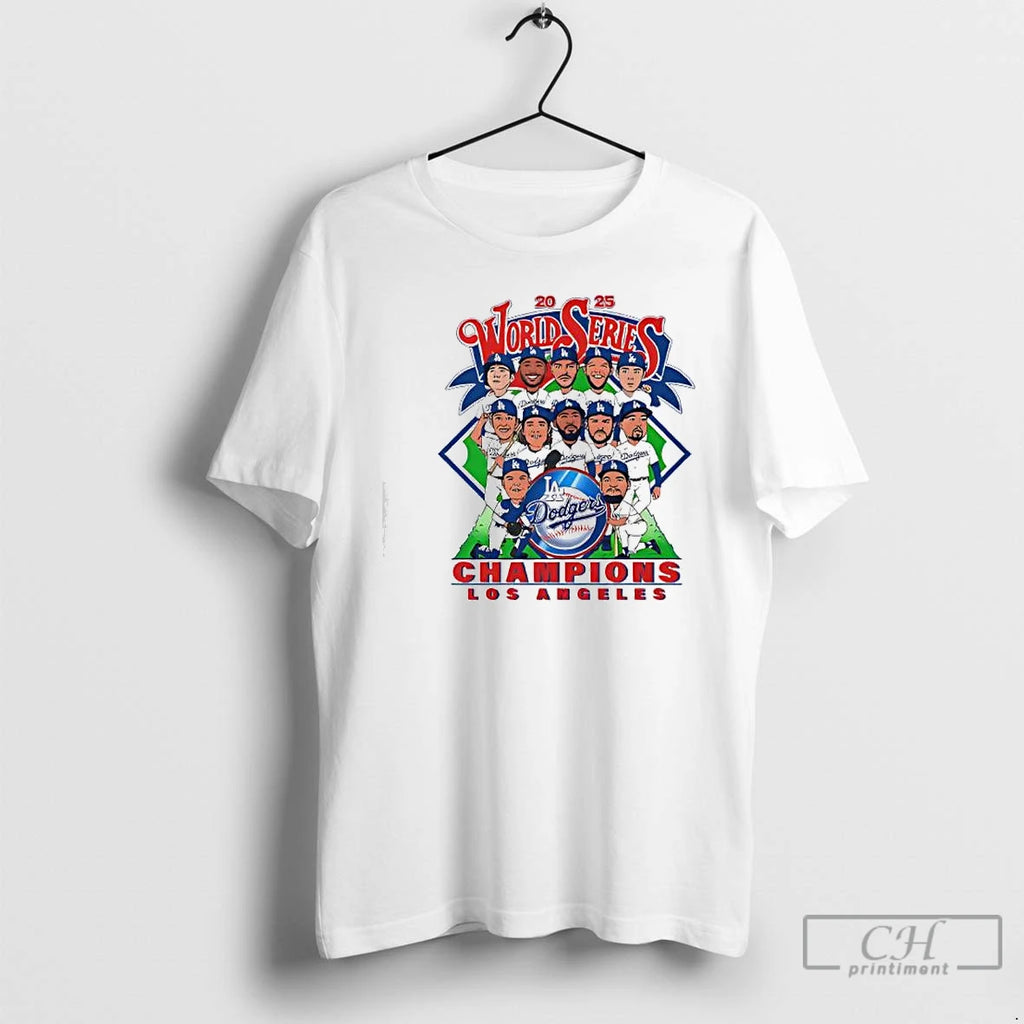Premium Los Angeles Dodgers World Series Champions 2025 T Shirts Hoodie Sweatshirt | PurePodTees.com