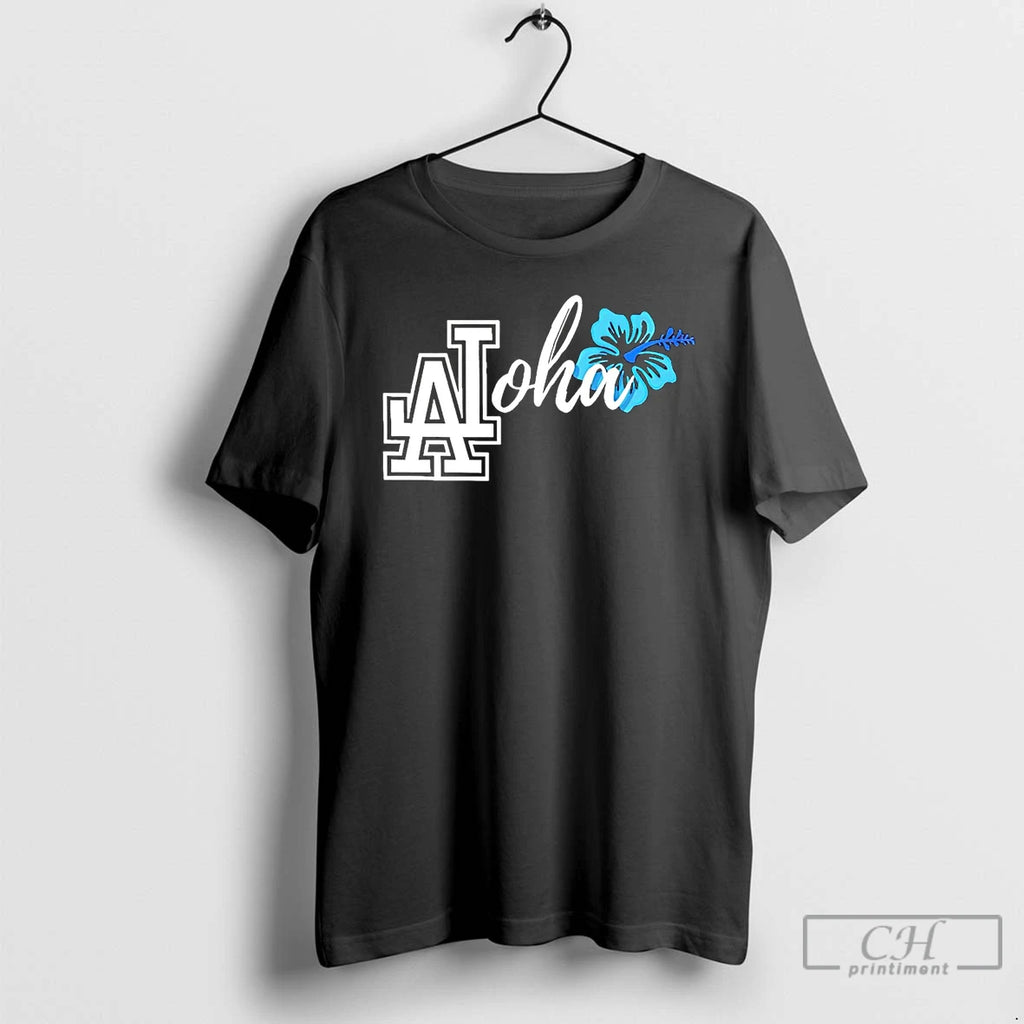 Premium Los Angeles Dodgers Aloha 2025 World Series Champions T Shirts Hoodie Sweatshirt | PurePodTees.com