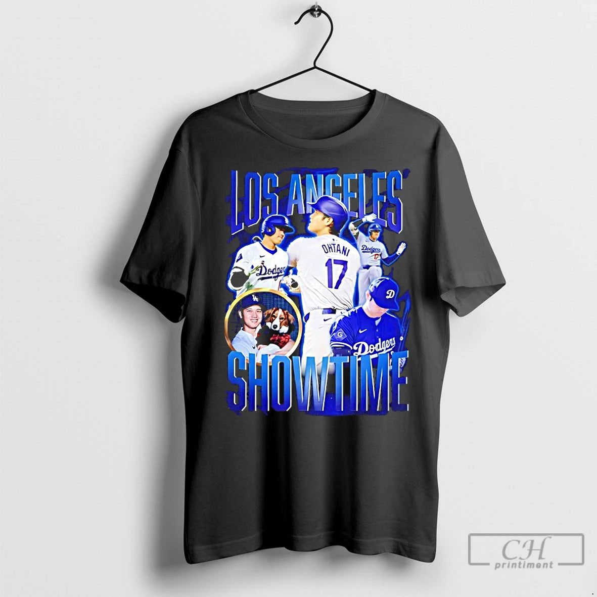 Premium Los Angeles Showtime Shohei 90s Bootleg Shirt Hoodie Sweatshirt | PurePodTees.com