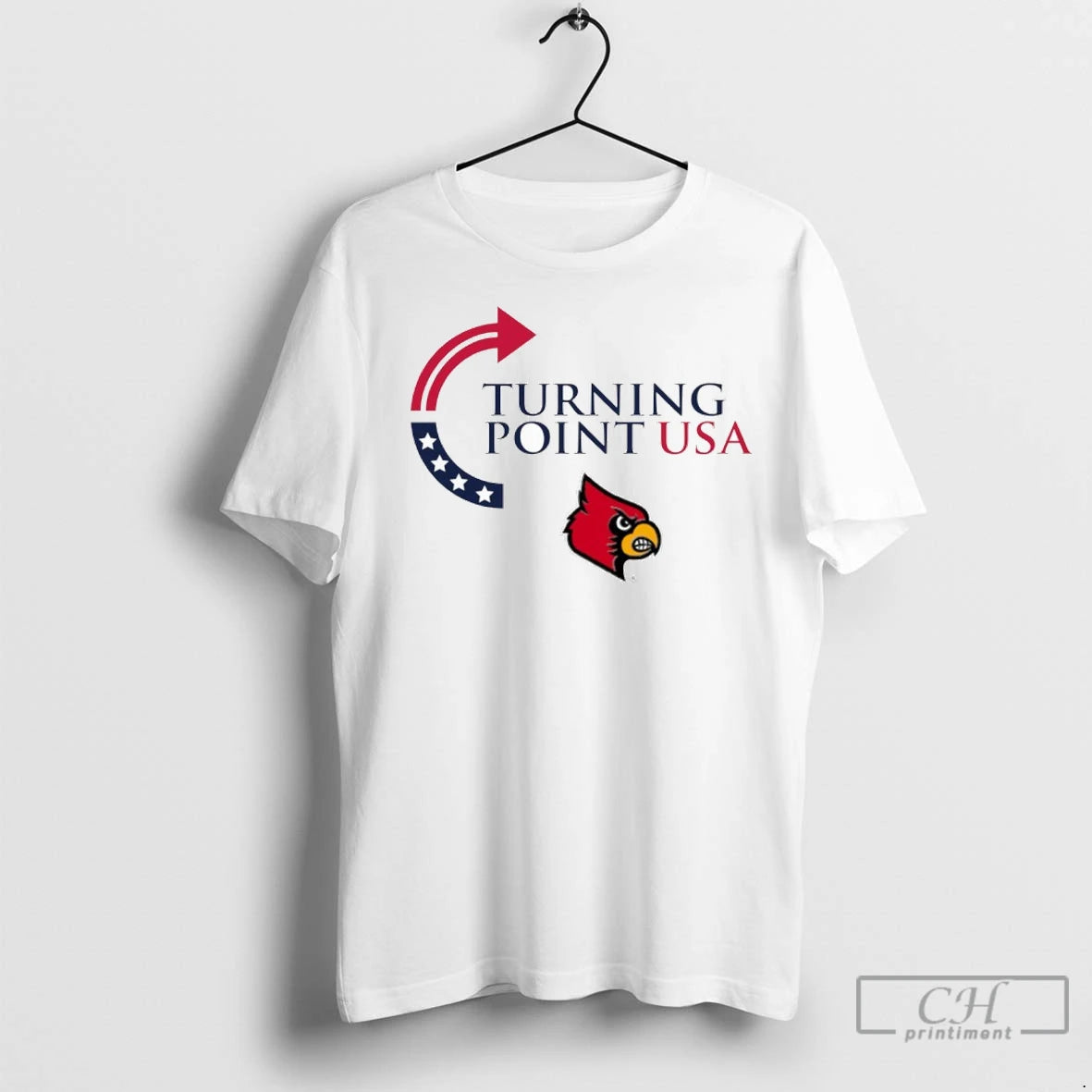 Premium Louisville Cardinals Turning Point Usa Shirt Hoodie Sweatshirt | PurePodTees.com
