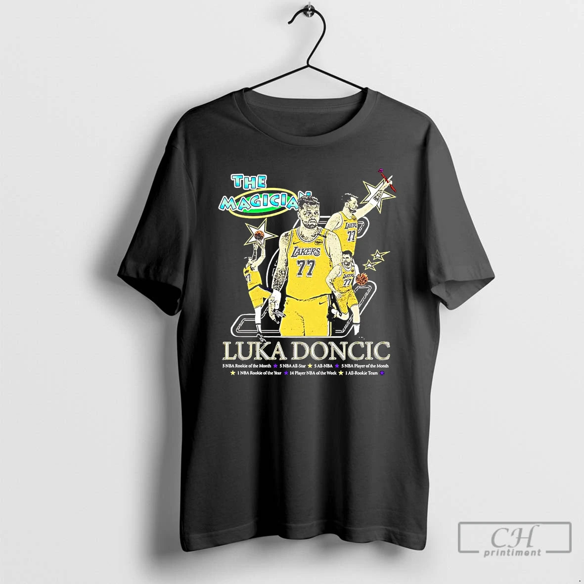 Premium Luka Doncic The Magician Lakers T Shirts Hoodie Sweatshirt | PurePodTees.com