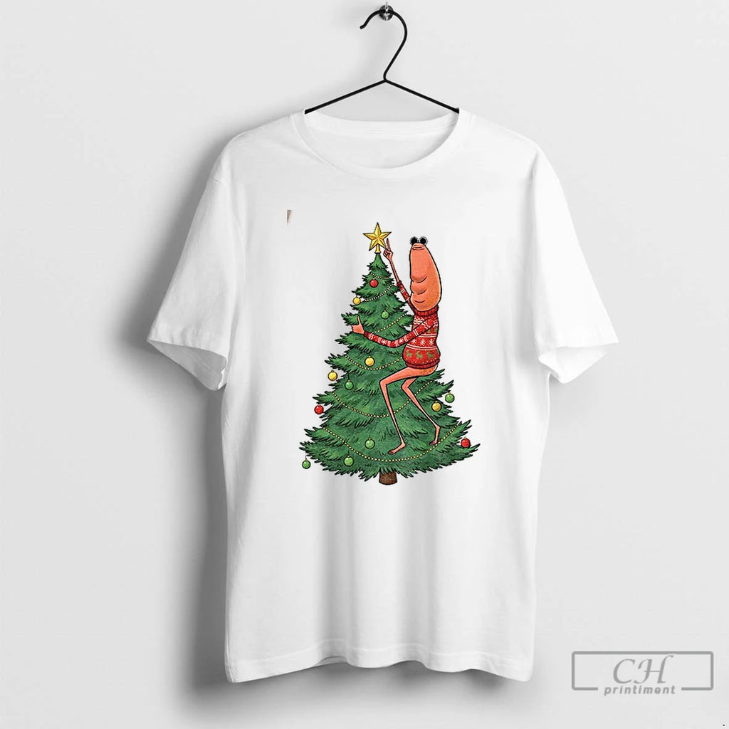 Premium Marcus The Worm Christmas Tree I Dont Like This Rock Viral Meme T Shirts Hoodie Sweatshirt | PurePodTees.com