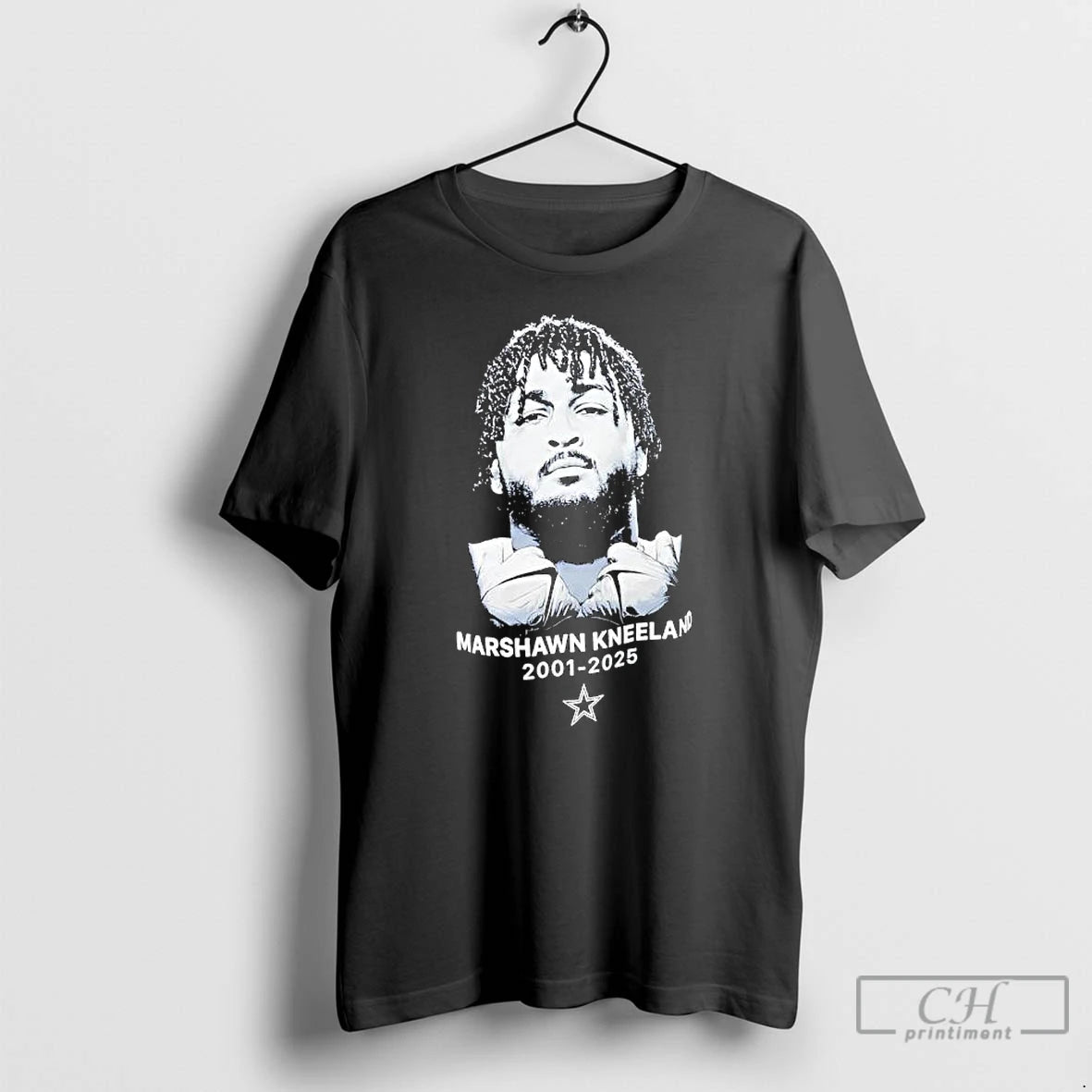 Premium Marshawn Kneeland Dallas Cowboys 2001 2025 Rest In Peace Shirt Hoodie Sweatshirt | PurePodTees.com
