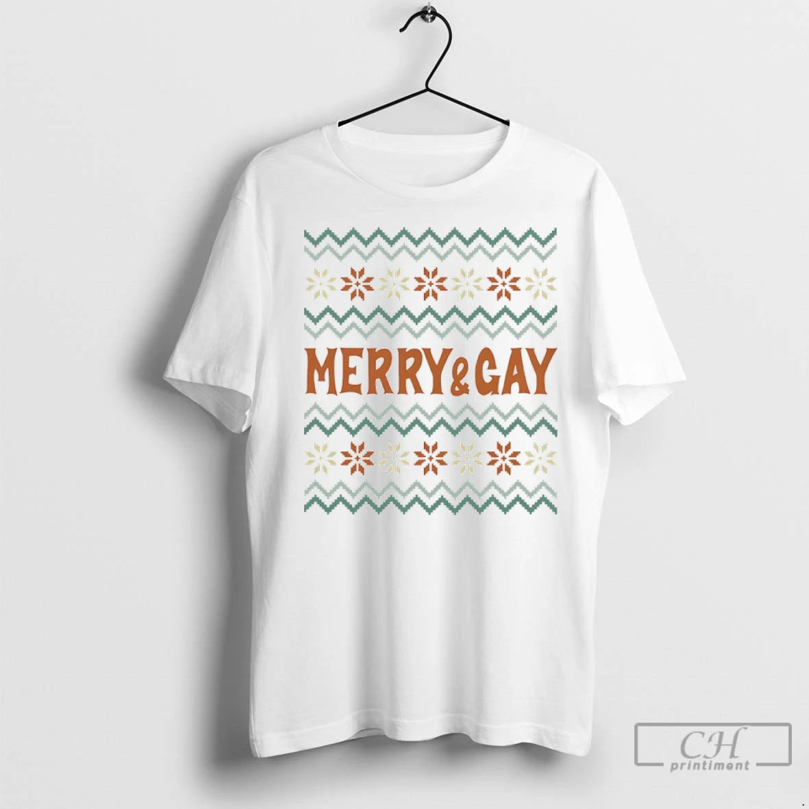 Premium Merry And Gay Ugly Christmas 2025 Shirt Hoodie Sweatshirt | PurePodTees.com