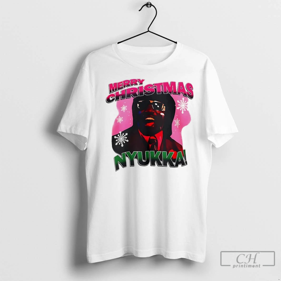 Premium Merry Christmas Pinky Nyukka 2025 Graphic Shirt Hoodie Sweatshirt | PurePodTees.com