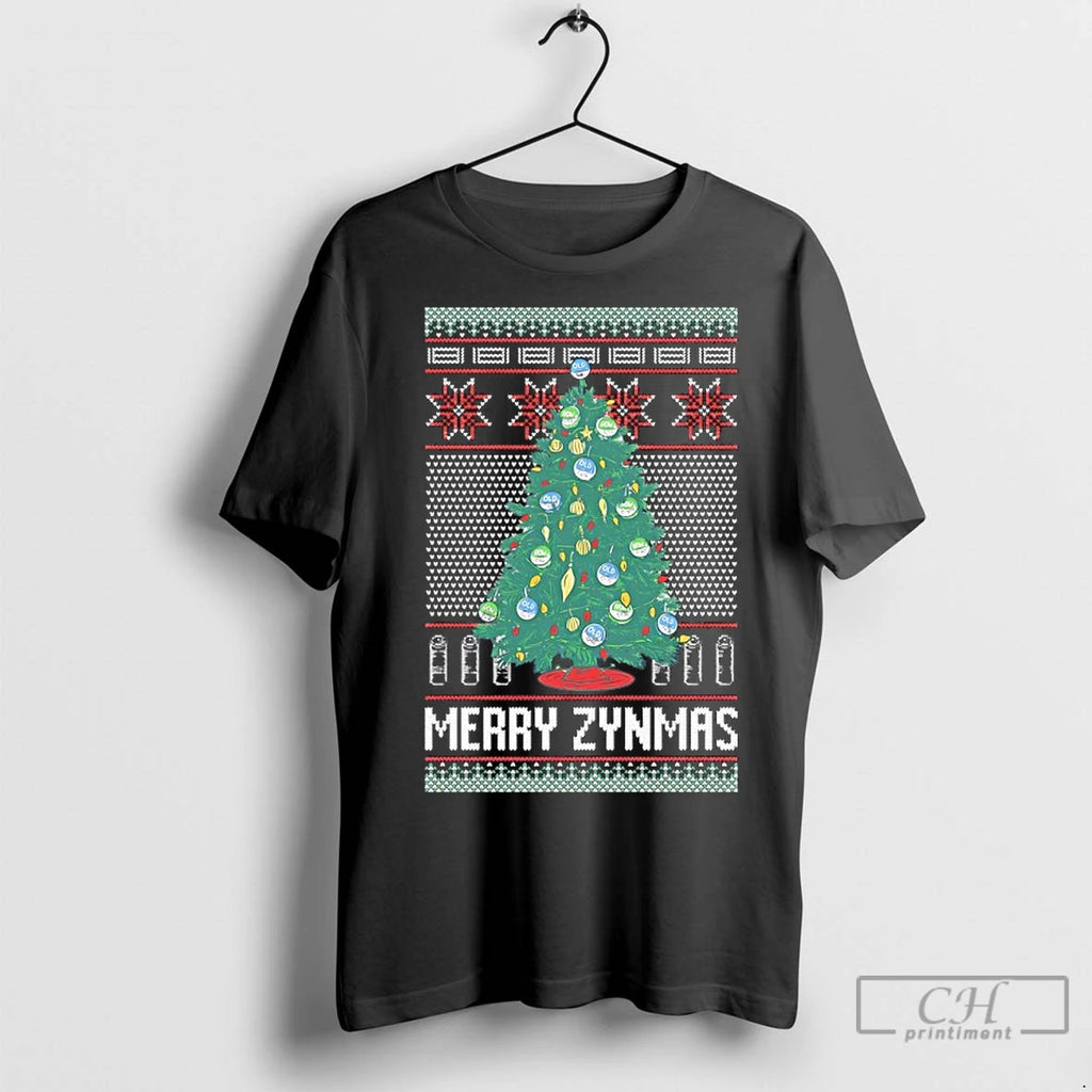 Premium Merry Zynmas 2025 Christmas Ugly Shirt Hoodie Sweatshirt | PurePodTees.com