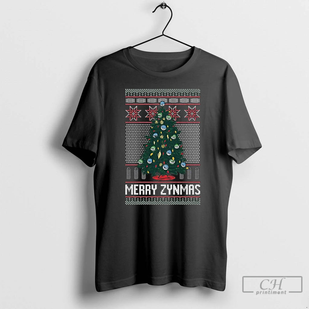 Premium Merry Zynmas Tacky 2025 Long Sleve T Shirts Hoodie Sweatshirt | PurePodTees.com