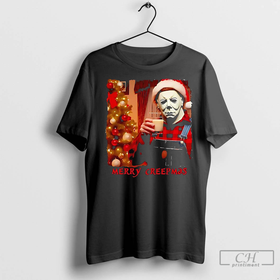Premium Michael Myers Merry Creepmas Christmas Shirt Hoodie Sweatshirt | PurePodTees.com