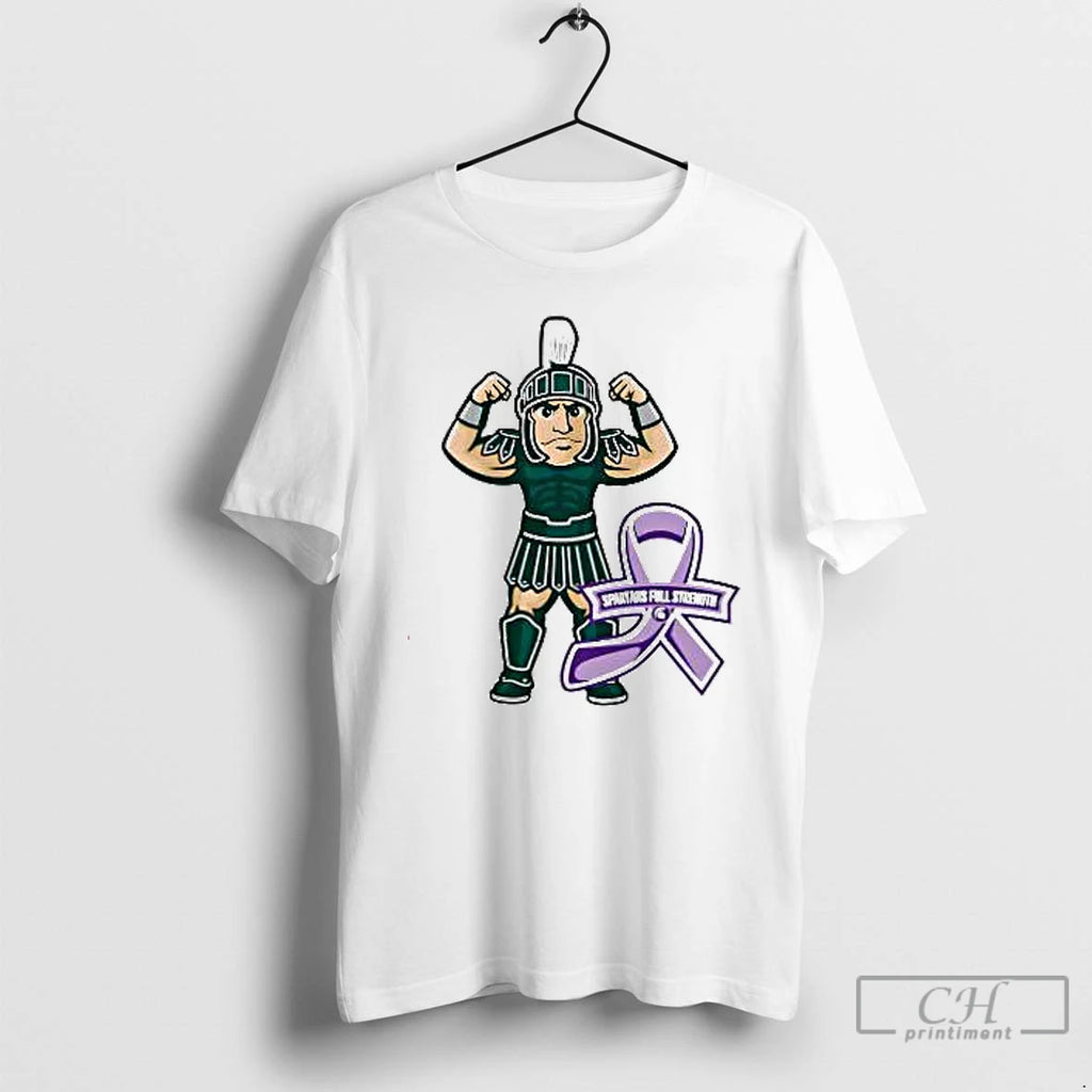 Premium Michigan State Spartans Full Strength Cartoon T Shirts Hoodie Sweatshirt | PurePodTees.com