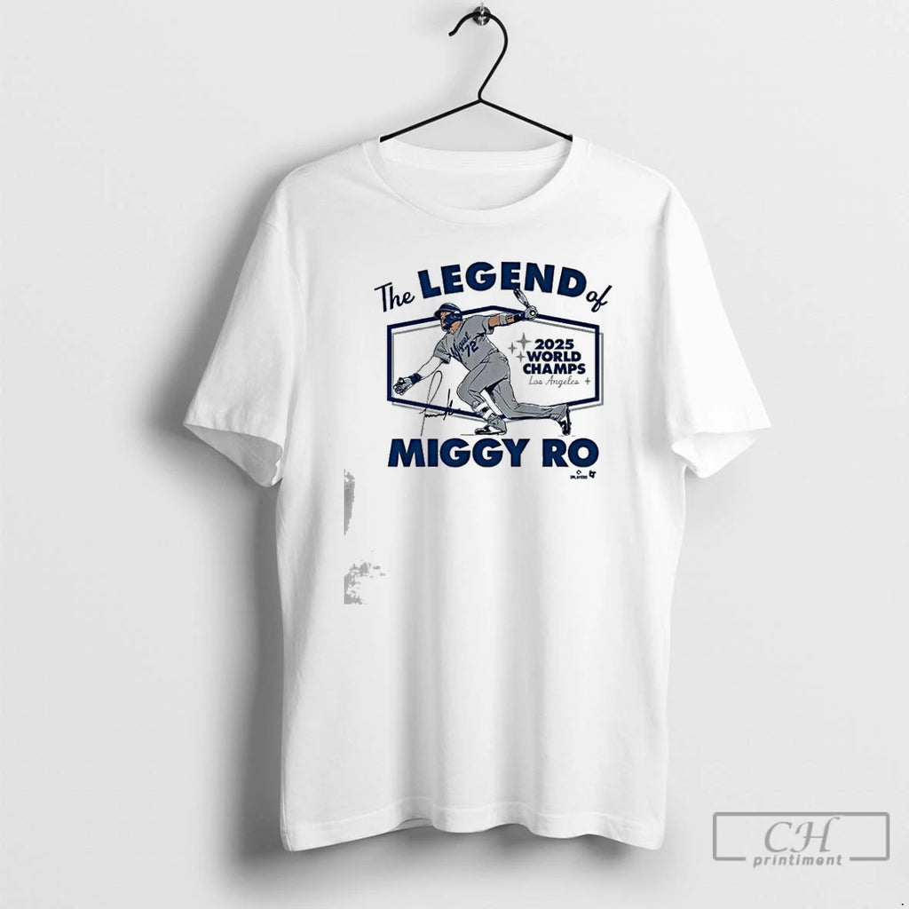 Premium Miguel Rojas The Legend Of Miggy Ro T Shirts Hoodie Sweatshirt | PurePodTees.com