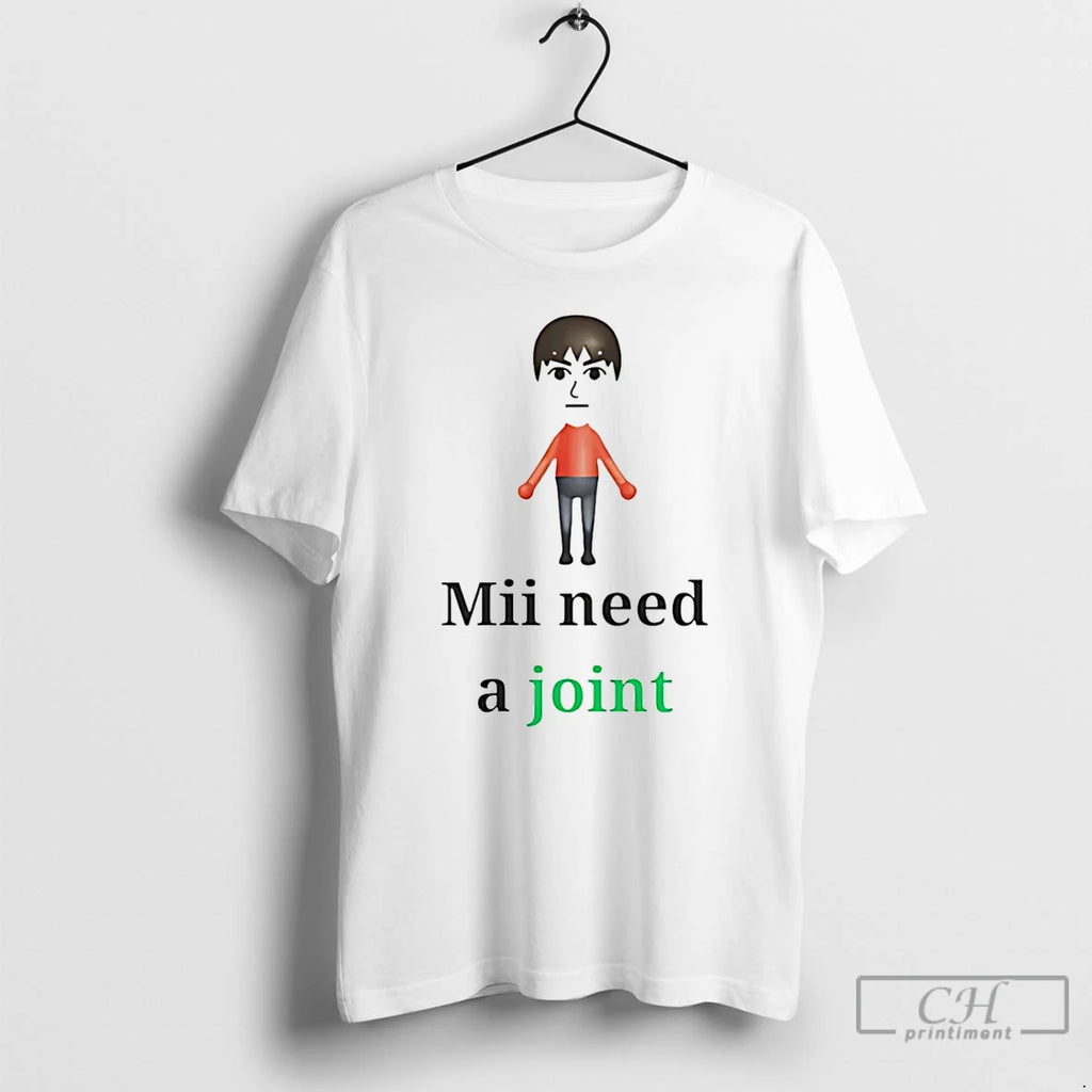 Premium Mii Need A Joint Meme T Shirts Hoodie Sweatshirt | PurePodTees.com