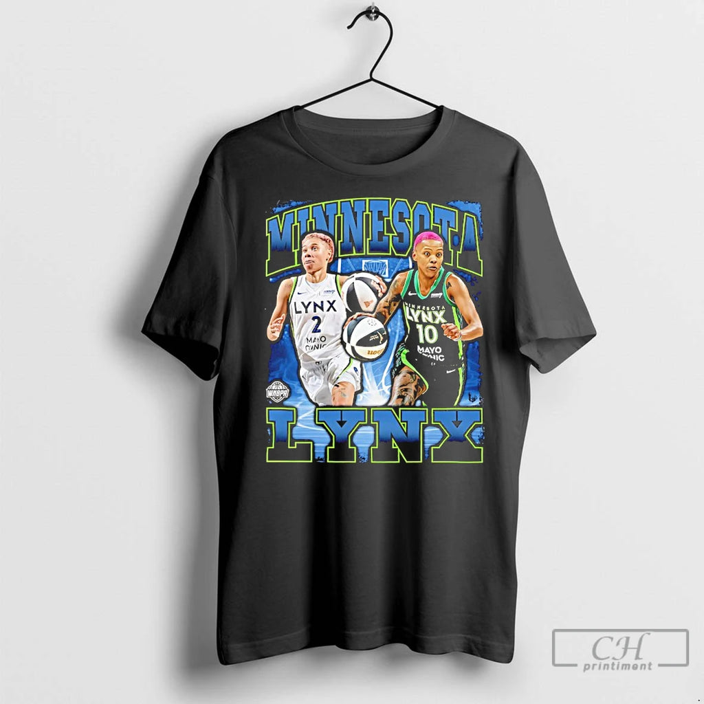 Premium Minnesota Lynx Courtney Williams And Natisha Hiedeman Player Graphic Shirt Hoodie Sweatshirt | PurePodTees.com