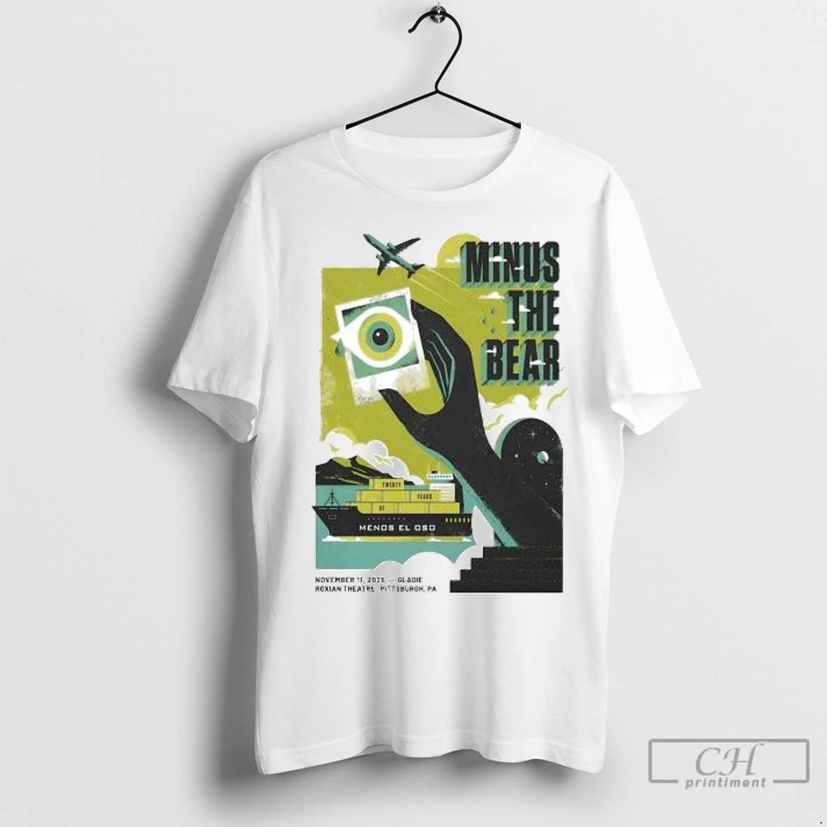 Premium Minus The Bear In Mckees Rocks Pa On Nov 11 2025 Circle White Shirt Hoodie Sweatshirt | PurePodTees.com