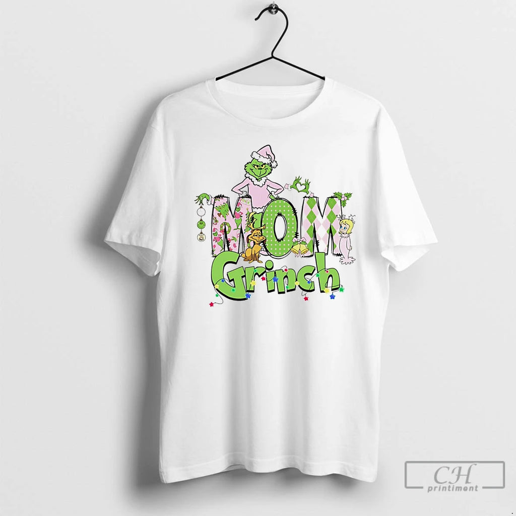 Premium Mom Grinch Christmas Shirt Hoodie Sweatshirt | PurePodTees.com