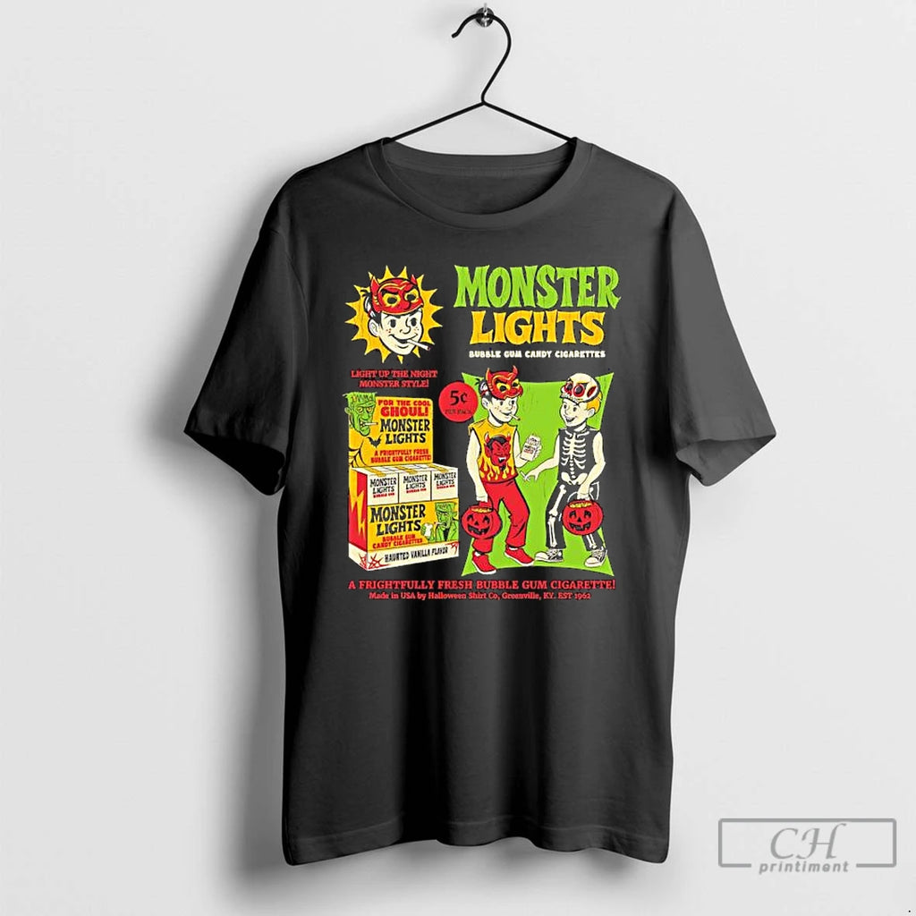 Premium Monster Lights Bubble Gum Candy Cigarettes Halloween Costumes T Shirts Hoodie Sweatshirt | PurePodTees.com