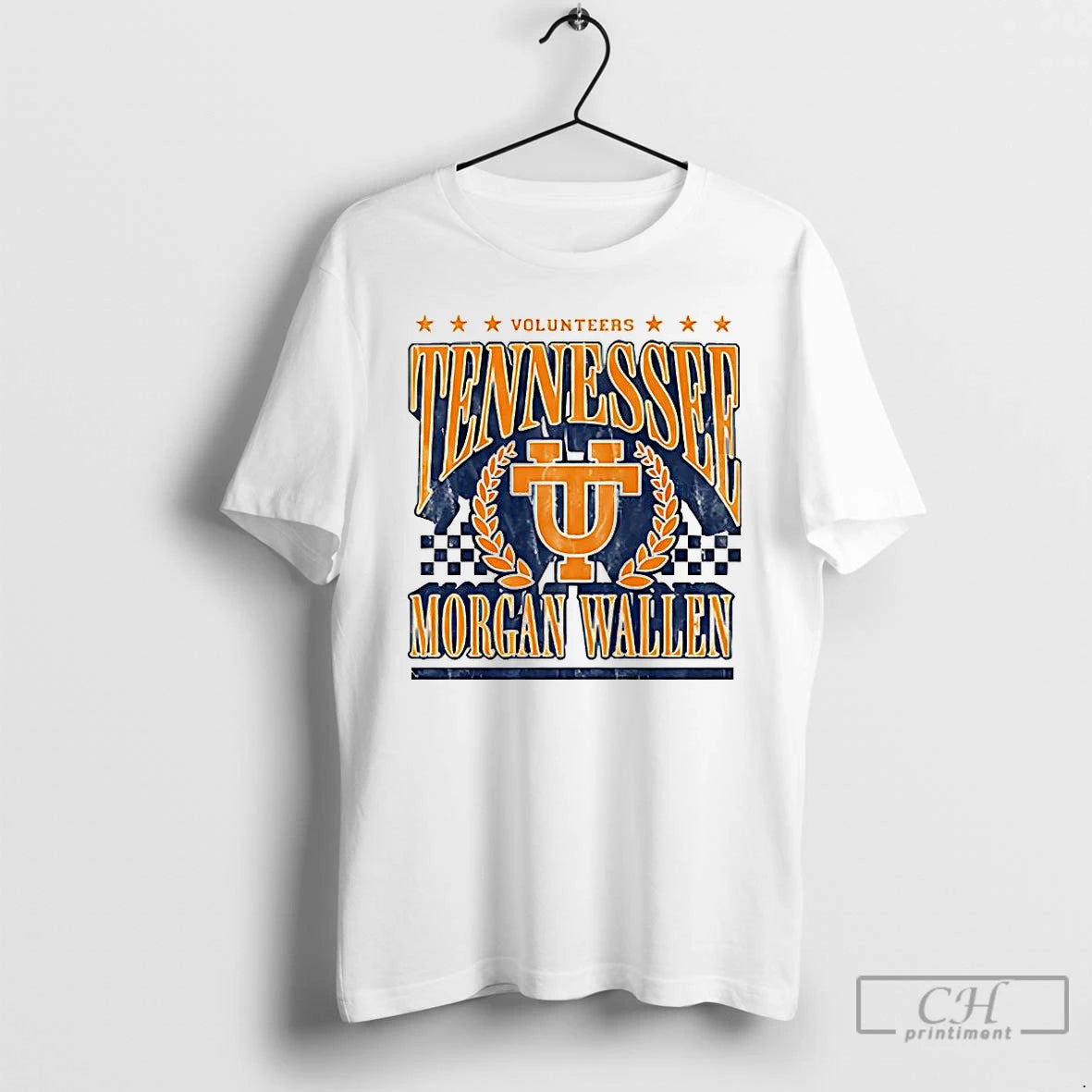 Premium Morgan X Tennessee Volunteers Football Logo T Shirts Hoodie Sweatshirt | PurePodTees.com
