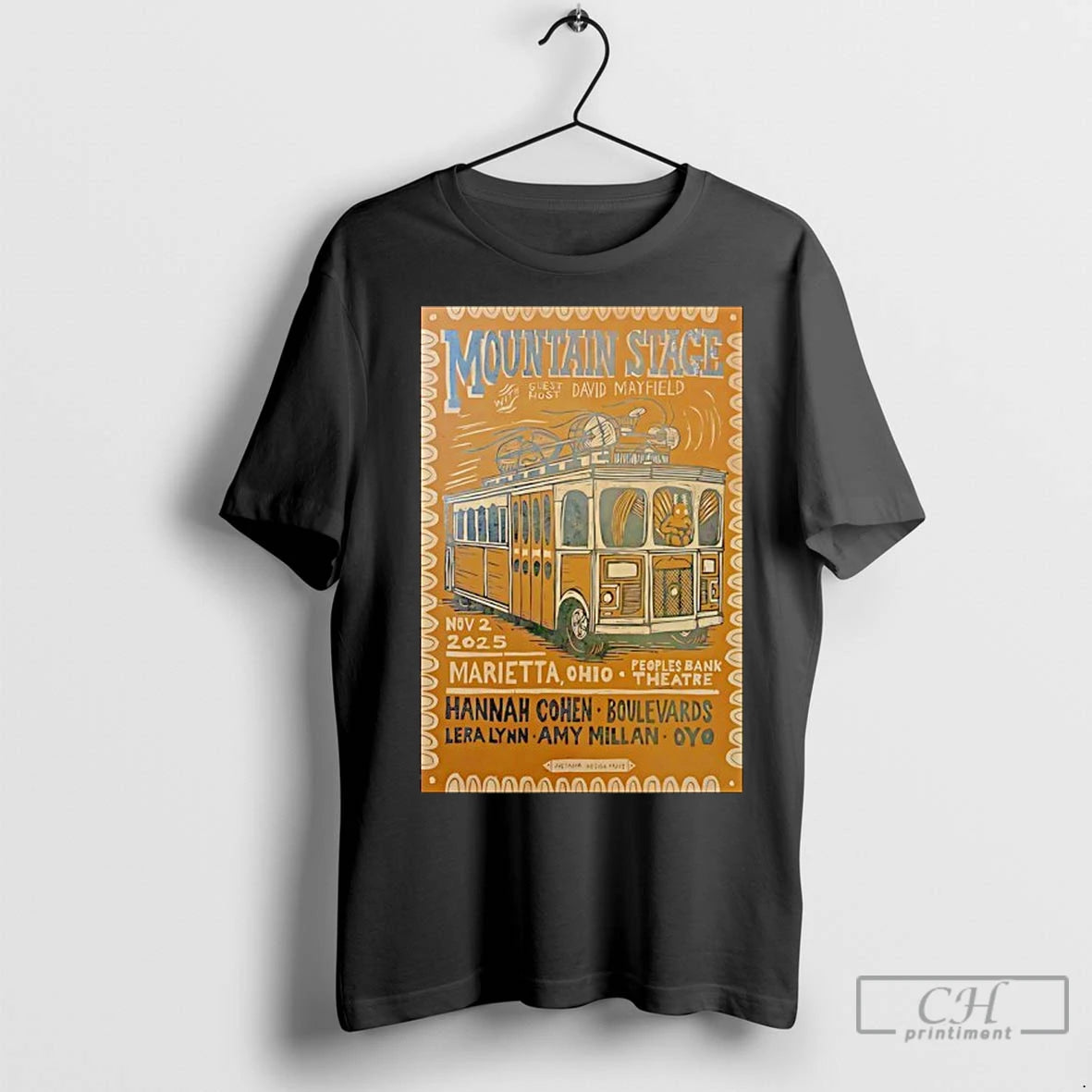 Premium Mountain Stage Concert Marietta Oh Nov 2 2025 Shirt Hoodie Sweatshirt | PurePodTees.com