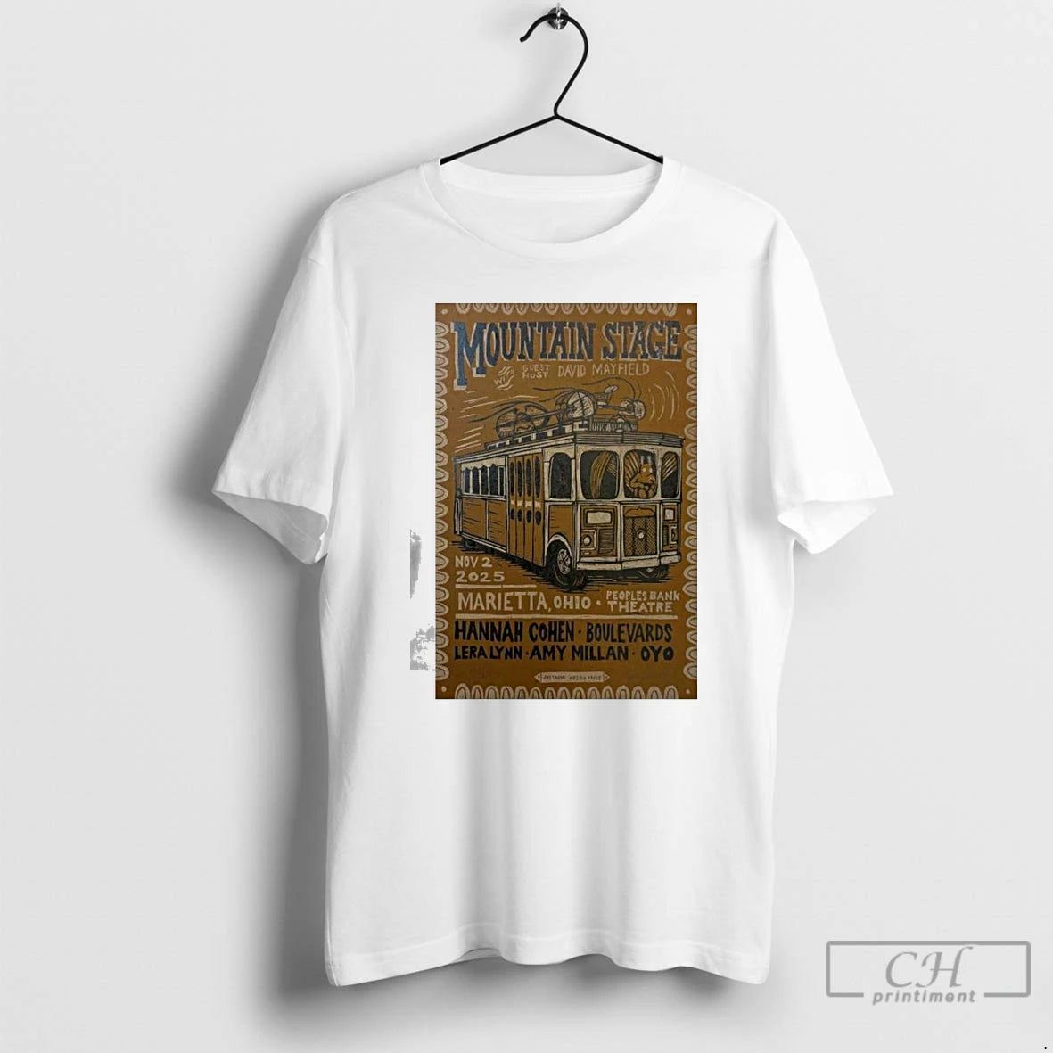 Premium Mountain Stage Concert Marietta Oh Nov 2 2025 T Shirts Hoodie Sweatshirt | PurePodTees.com