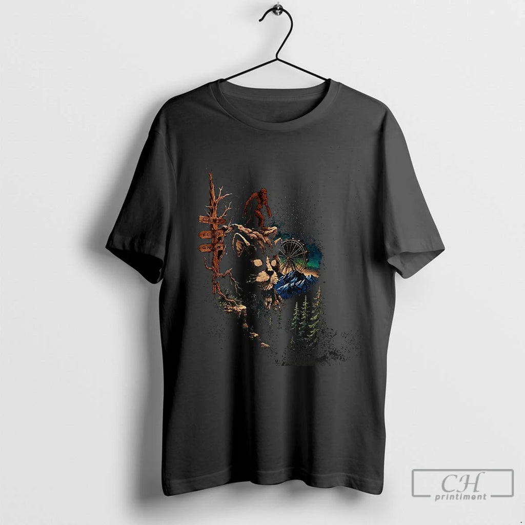 Premium Mountain Kill Cat Shirt Hoodie Sweatshirt | PurePodTees.com