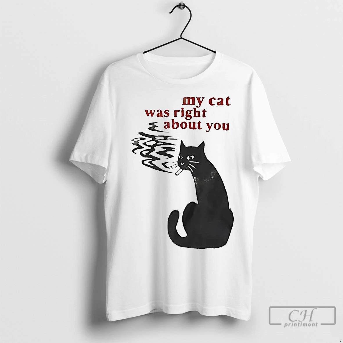 Premium My Cat Was Right About You Shirt Hoodie Sweatshirt | PurePodTees.com