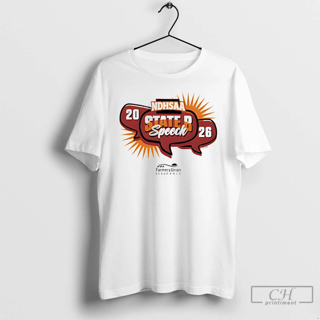 Premium Ndhsaa Class B Speech State Tournament Merchandise 2026 Farmers Union