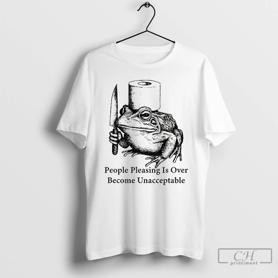 Premium Nwzzkmlb Frog Refuse To Please Others People Pleasing Is Over Become Unacceptable T Shirts Hoodie Sweatshirt