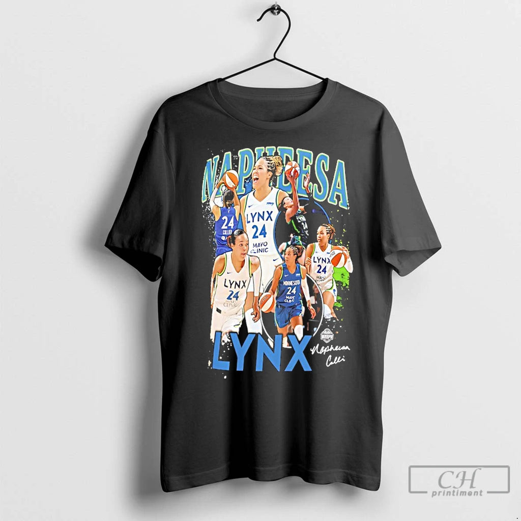 Premium Napheesa Collier Minnesota Lynx Wnba Crossroads Player Signature Shirt Hoodie Sweatshirt | PurePodTees.com
