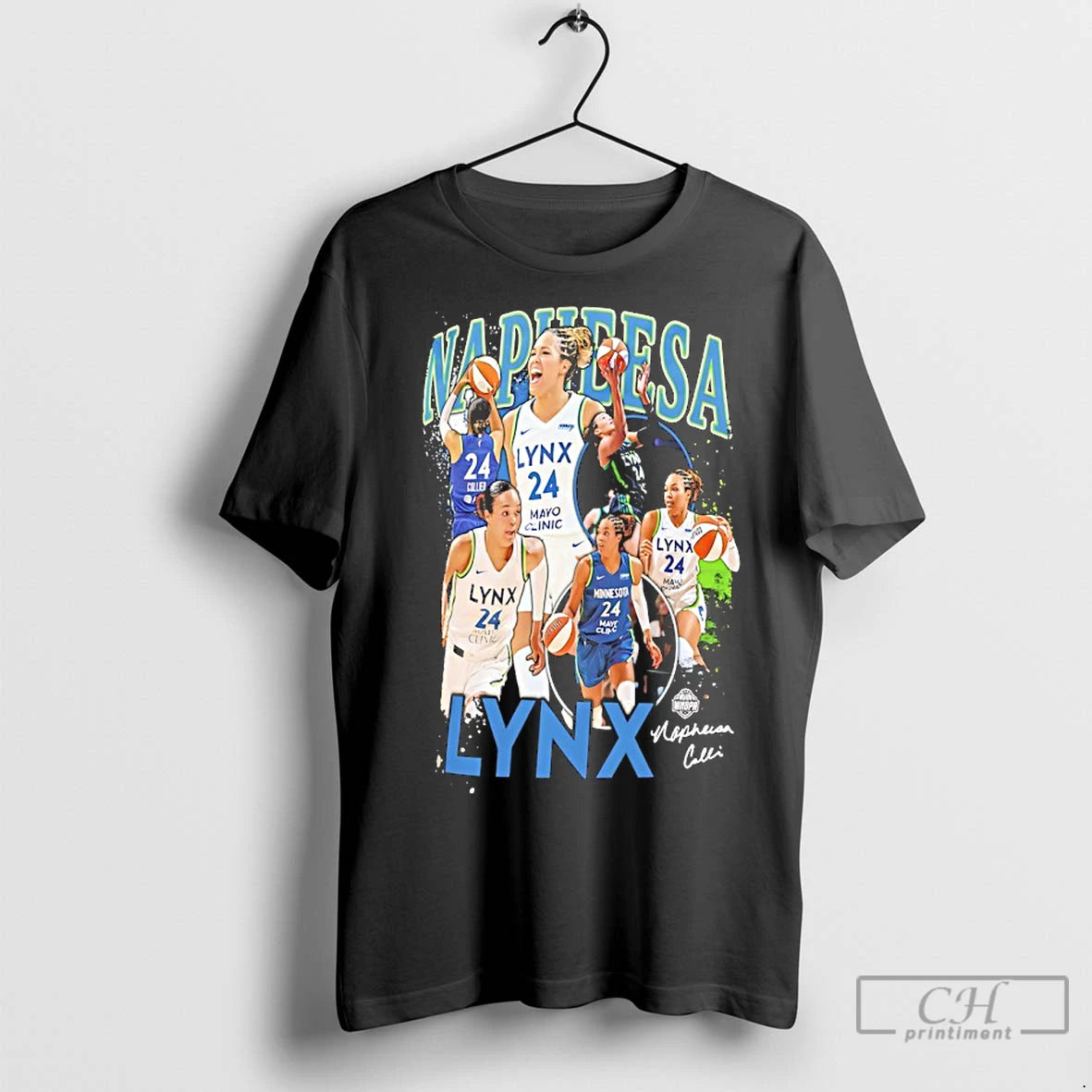 Premium Napheesa Collier Minnesota Lynx Wnba Crossroads Player Signature Shirt Hoodie Sweatshirt | PurePodTees.com