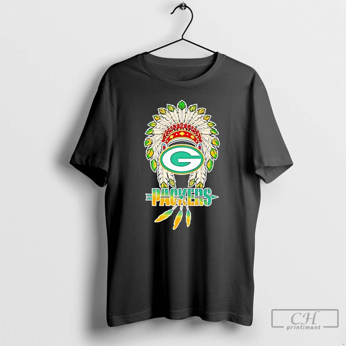 Premium Native American X Green Bay Packers 2025 Baseball Logo T Shirts Hoodie Sweatshirt | PurePodTees.com