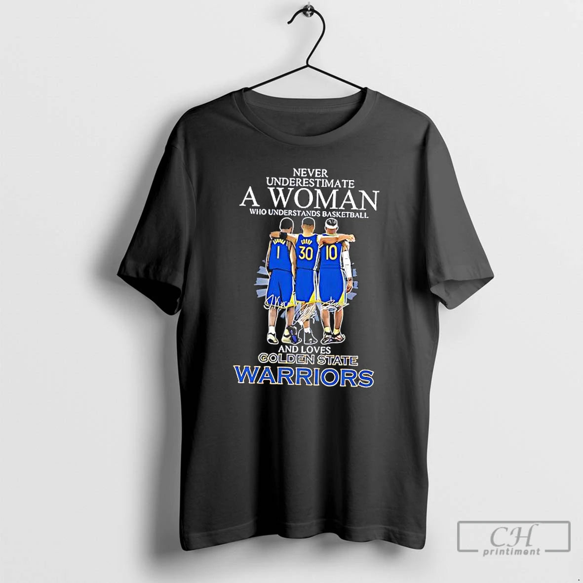 Premium Never Underestimate A Woman Who Understands Basketball And Loves Golden State Warriors Signatures Shirt Hoodie...