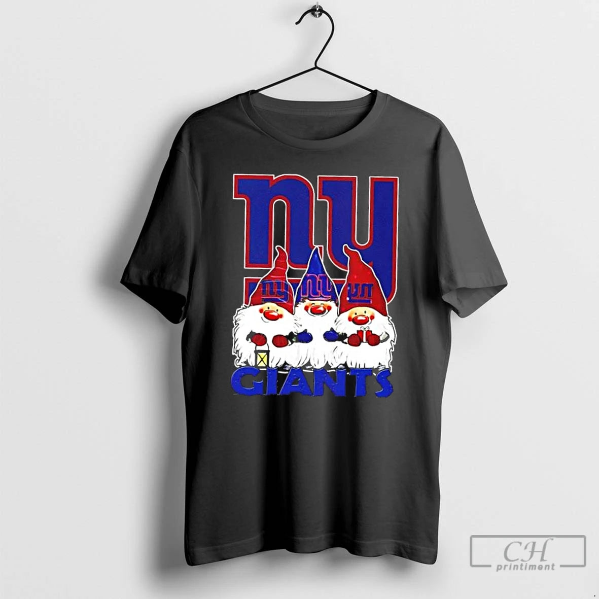 Premium New York Giants X Gnomes Xmas Christmas T Shirts Hoodie Sweatshirt | PurePodTees.com