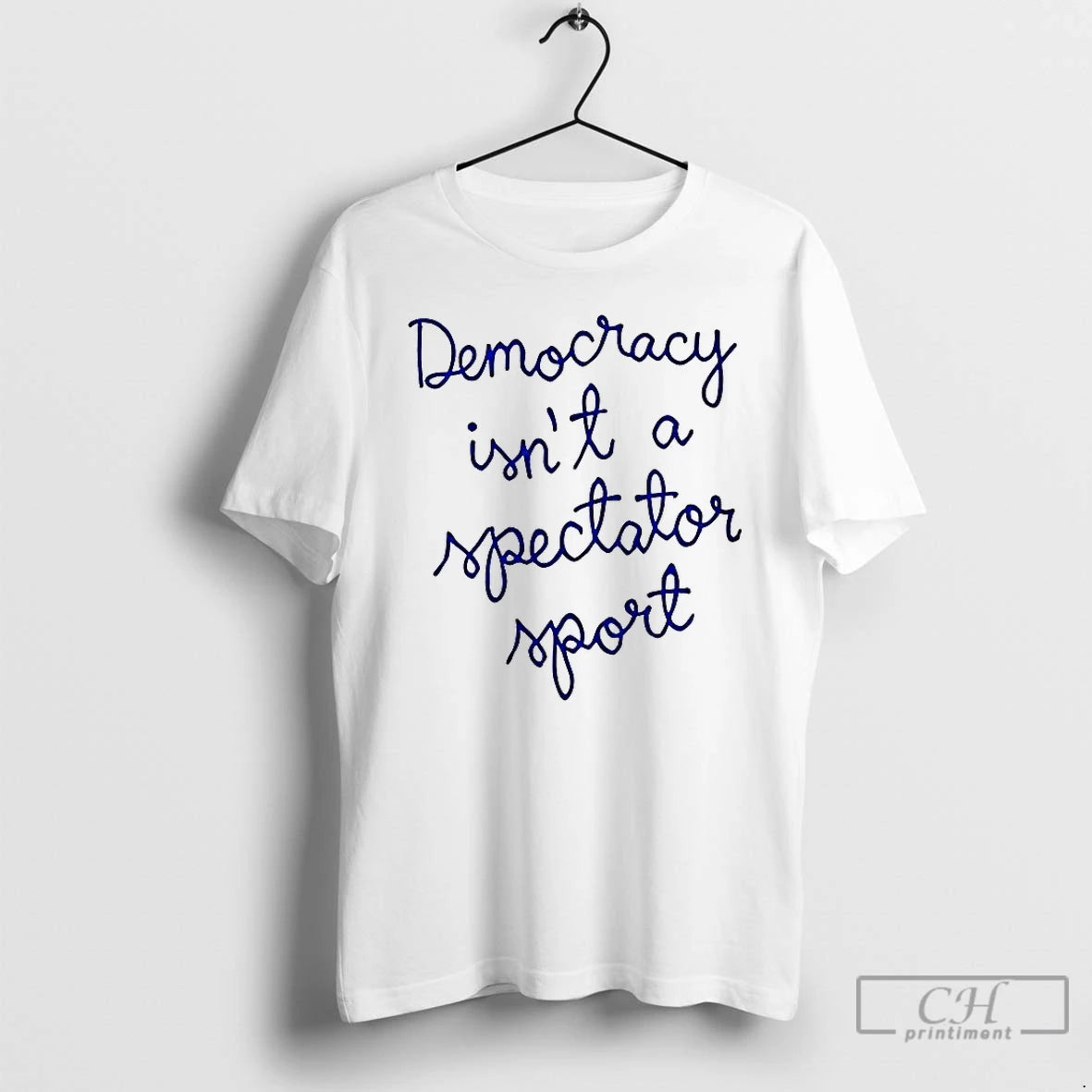 Premium Nicolle Wallace Democracy Is Not A Spectator Sport T Shirts Hoodie Sweatshirt | PurePodTees.com