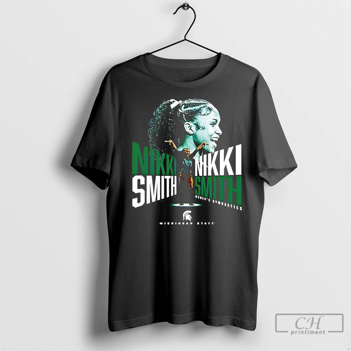 Premium Nikki Smith Michigan State Gymnastics Ncaa Player Collage Shirt Hoodie Sweatshirt | PurePodTees.com
