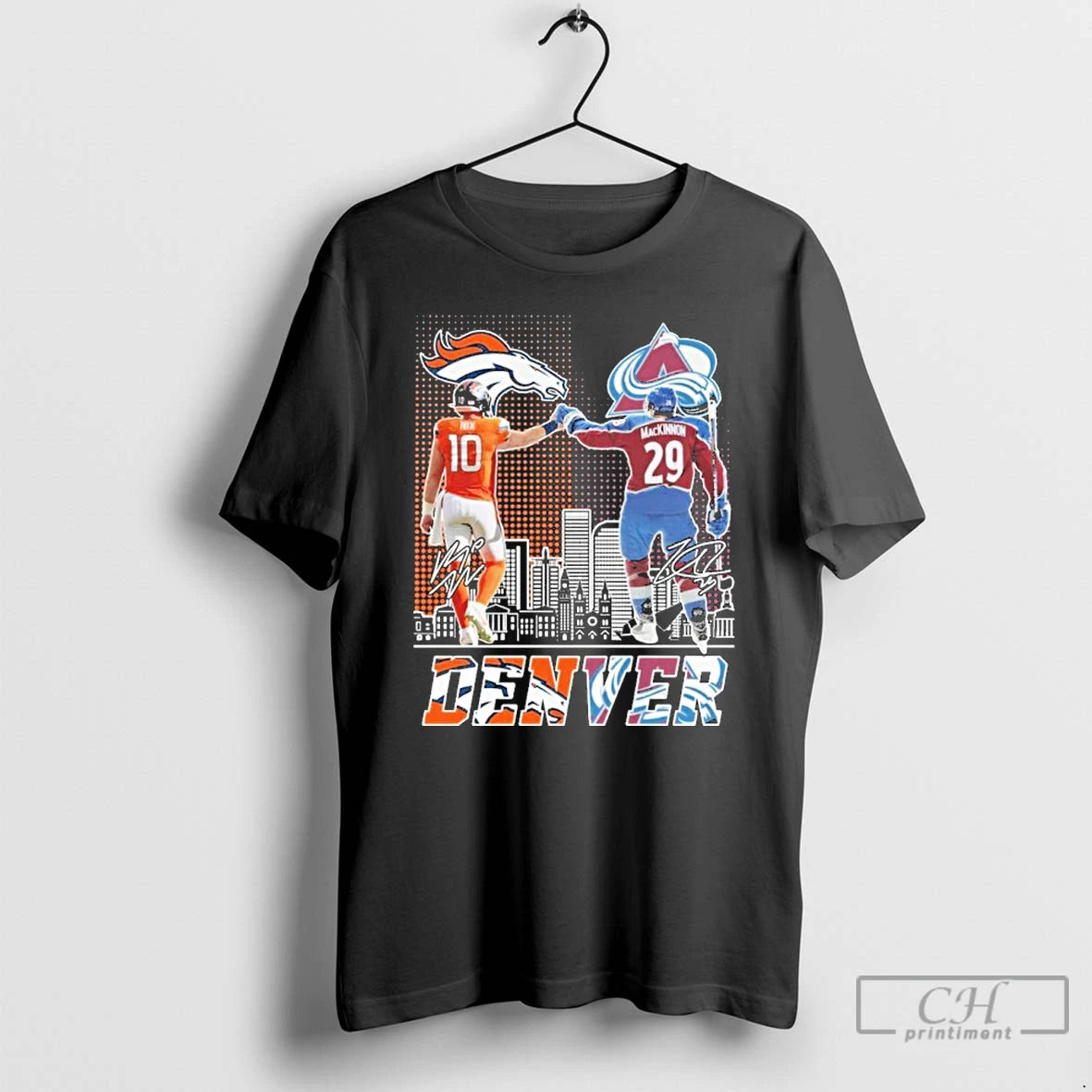 Premium Nix X Mackinnon Player Denver Signature Vintage T Shirts Hoodie Sweatshirt | PurePodTees.com