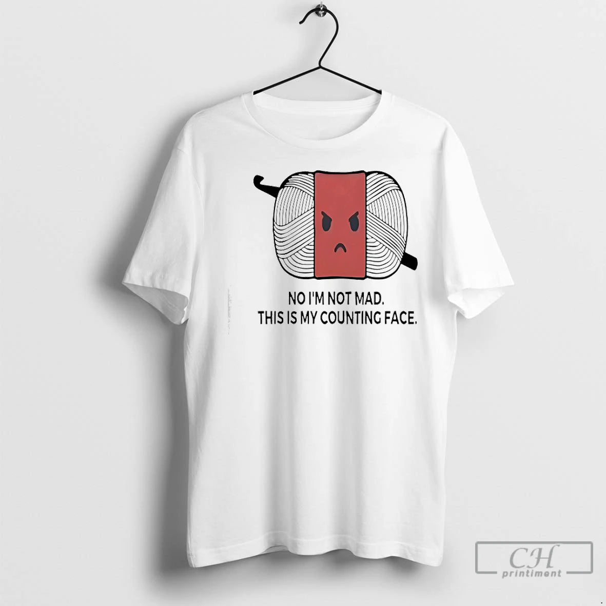 Premium No Im Not Mad This Is My Counting Face Shirt Hoodie Sweatshirt | PurePodTees.com
