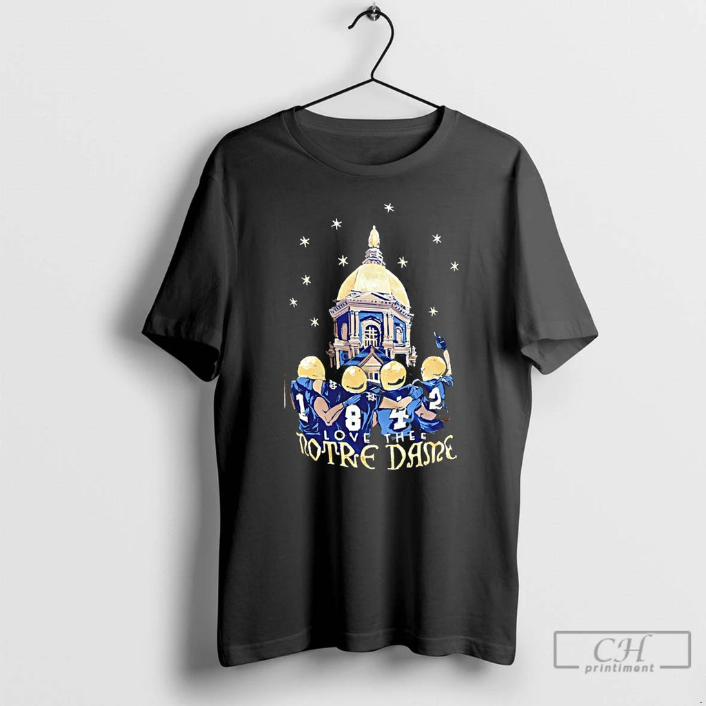 Premium Notre Dame Fighting Irish Football Love Thee Notre Dame 2026