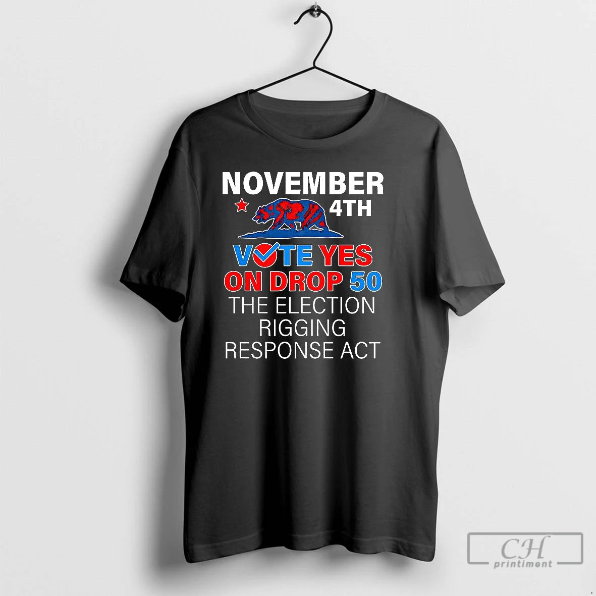 Premium November 4th Vote Yes On Drop 50 T Shirts Hoodie Sweatshirt | PurePodTees.com