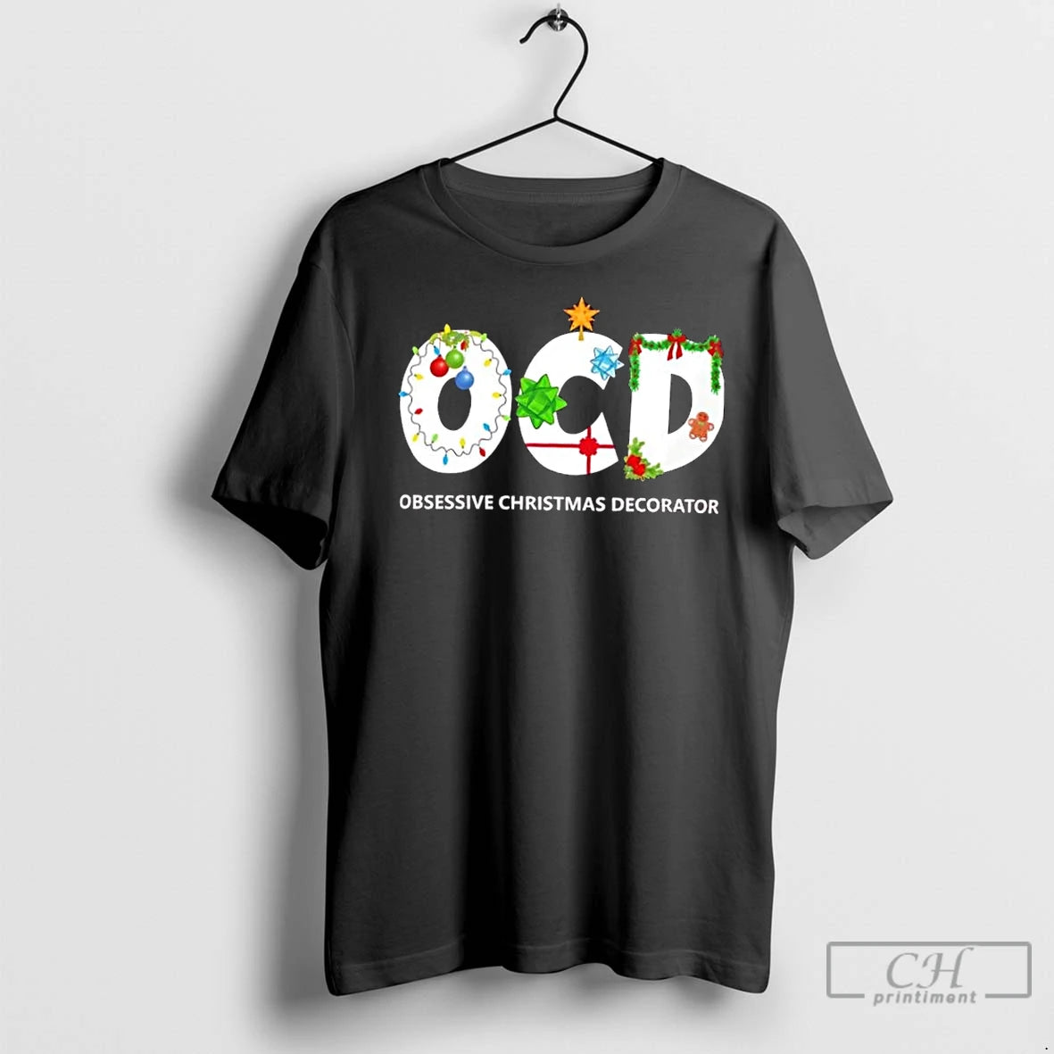 Premium Ocd Obsessive Christmas Decorator Shirt Hoodie Sweatshirt | PurePodTees.com