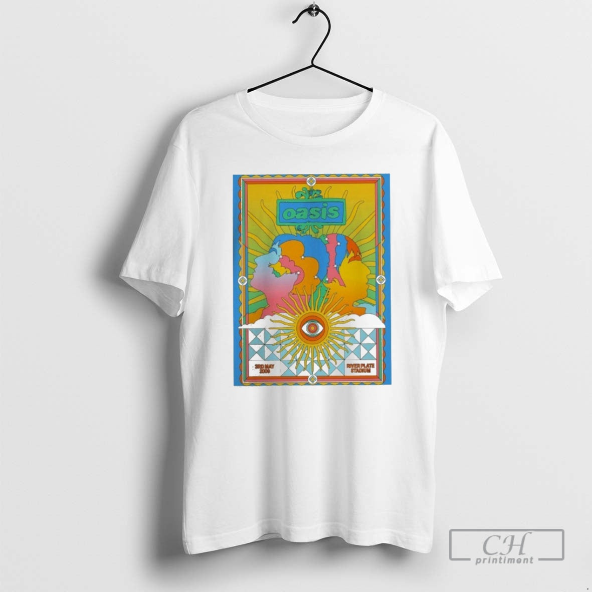 Premium Oasis Live At River Plate Stadium Buenos Aires On May 3 2009 Psychedelic Music Shirt Hoodie Sweatshirt