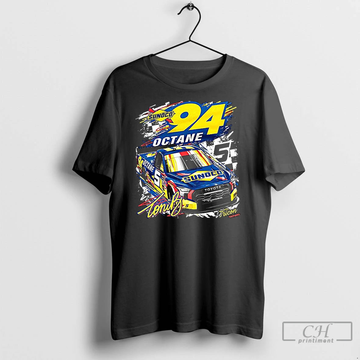 Premium Octane Sunoco And Toni Breidinger Toyota Tundra 94 2025 Shirt Hoodie Sweatshirt | PurePodTees.com