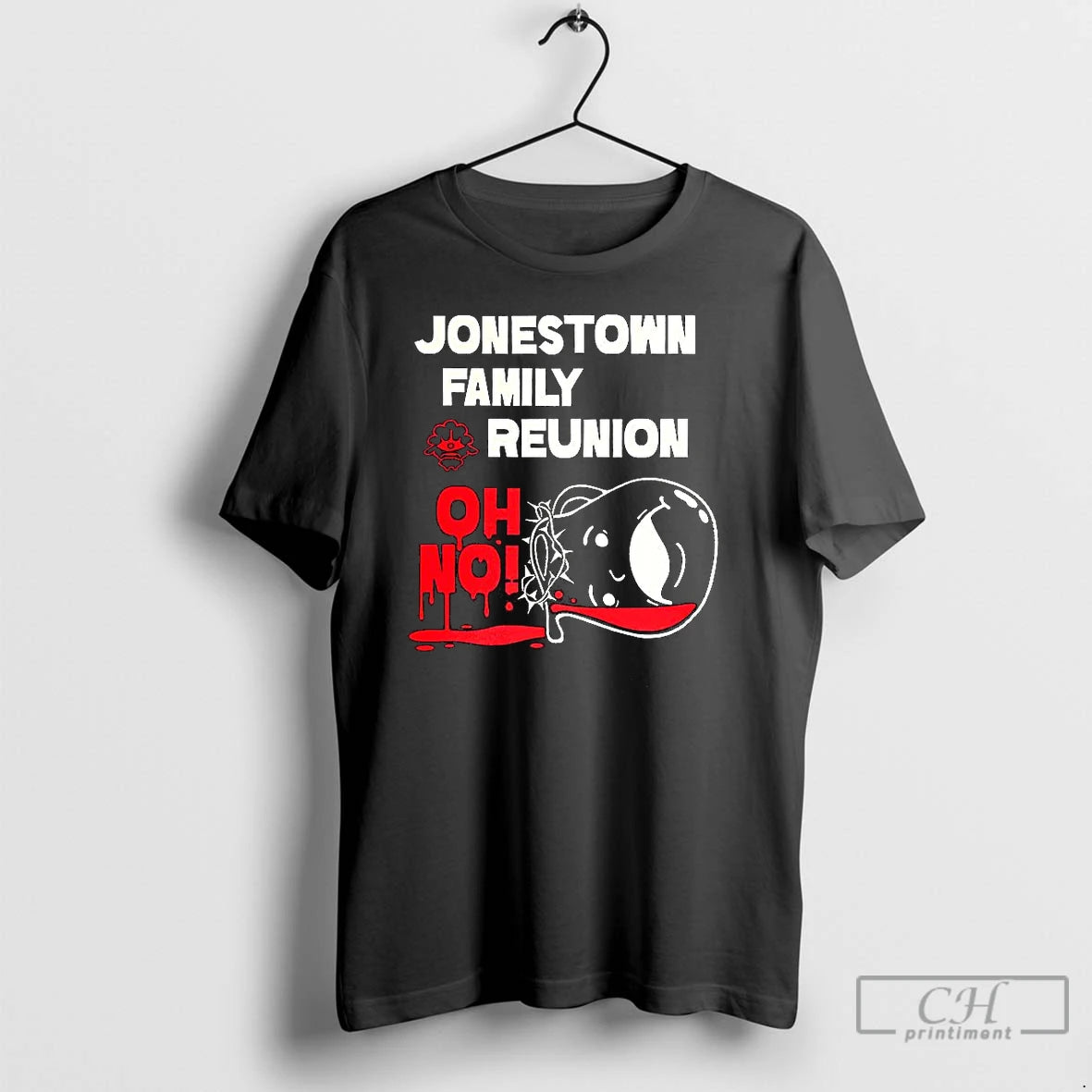 Premium Oh No Jonestown Family Reunion Shirt Hoodie Sweatshirt | PurePodTees.com