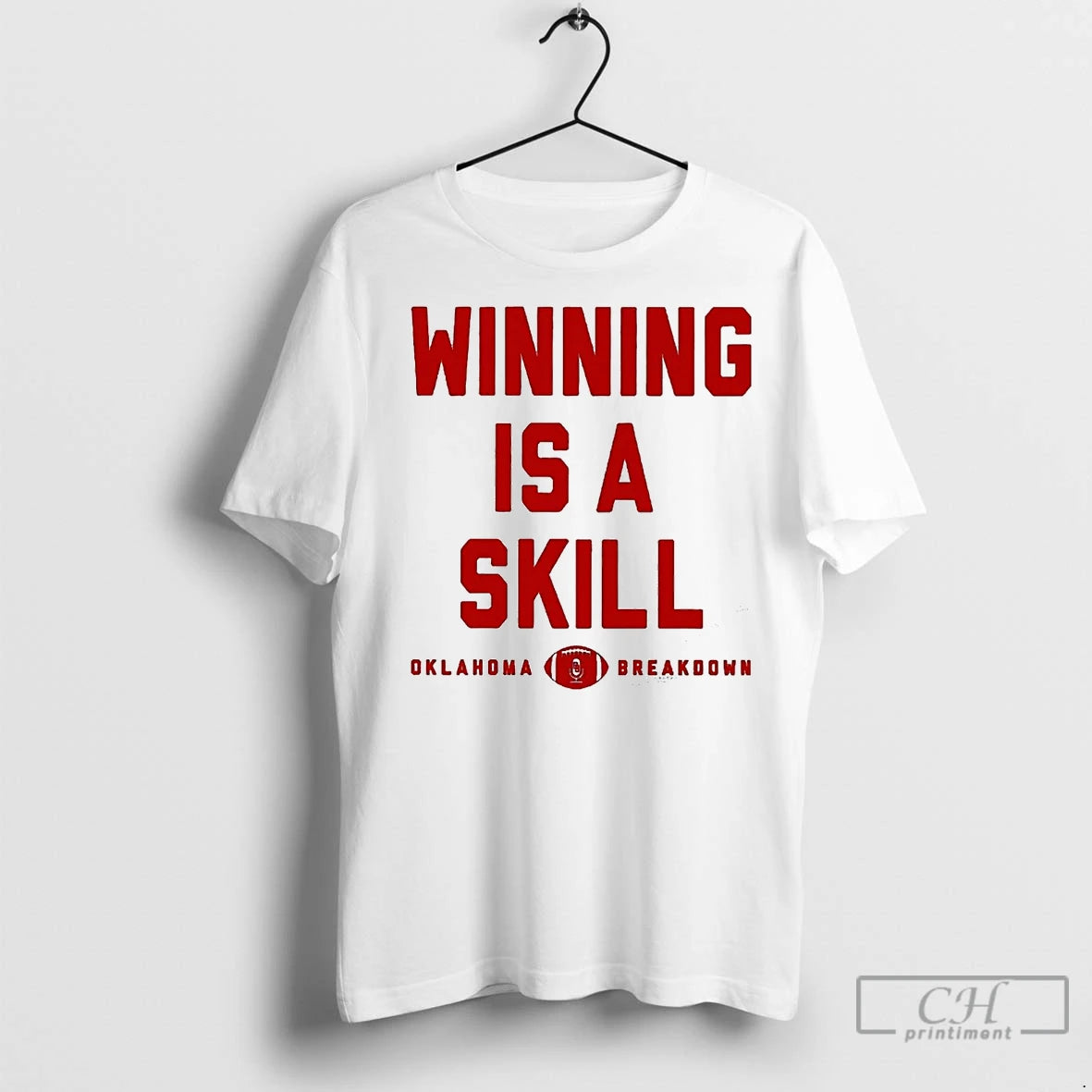 Premium Oklahoma Sooners Breakdown Winning Is A Skill Shirt Hoodie Sweatshirt | PurePodTees.com