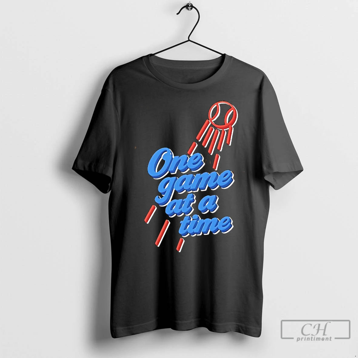 Premium One Game At A Time Los Angeles Dodgers Parody Logo Shirt Hoodie Sweatshirt | PurePodTees.com